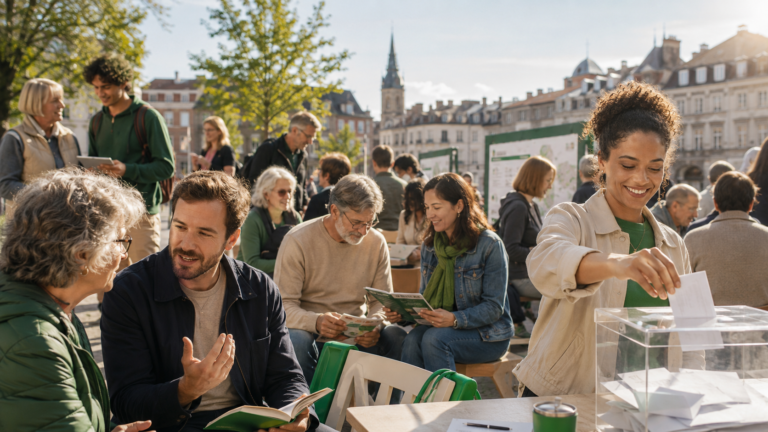 Neposredna demokracija vrača ljudem glas pri odločanju o skupnosti, javnem denarju in prihodnosti družbe.